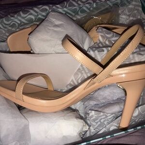 Pashion footwear convertible adjustable heel to flat sandal